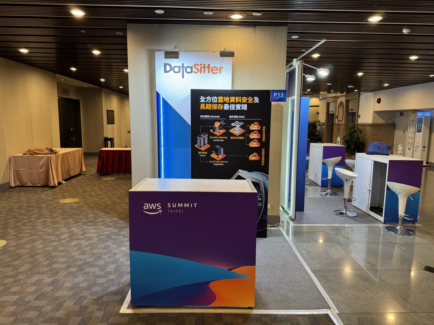 AWS 雲端大會攤位